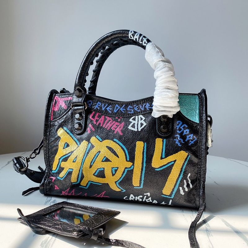 バレンシアガ コピー グラフィティ クラシック ミニシティ XS bab78440激安送料無料