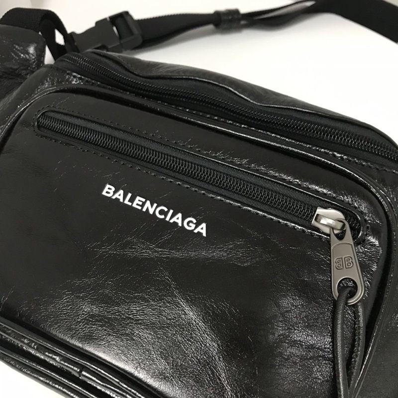 大人気！バレンシアガ エクスプローラー 偽物★ロゴ ベルトバッグ コピー レザー bad09034人気