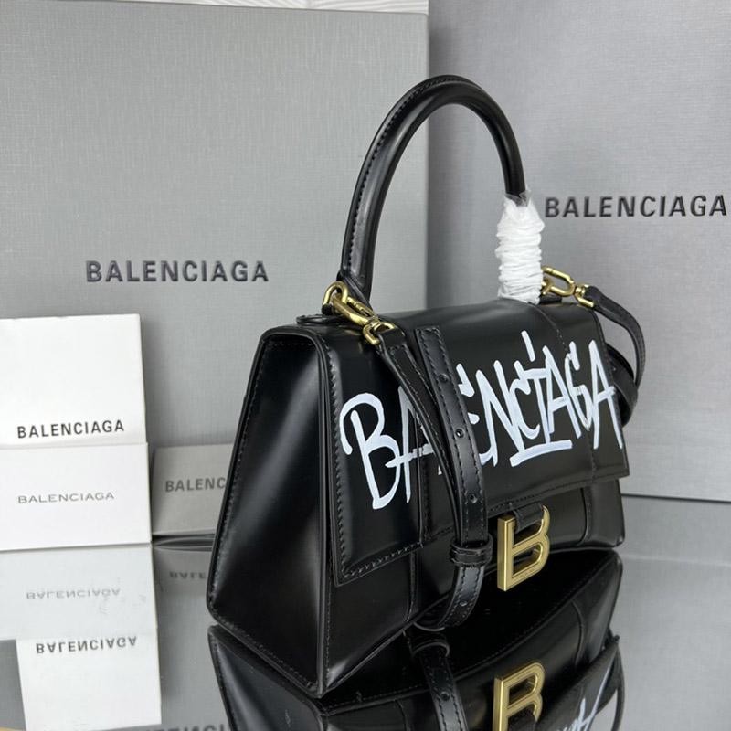 バレンシアガ アワーグラスシェイプ Smallトップハンドルバッグ コピー bae84220通販