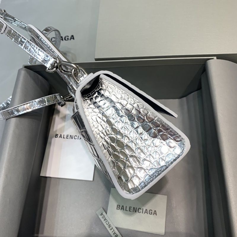 超話題!バレンシアガ 偽物 クロコダイル型押し*HOURGLASS ハンドルバッグ baf01769激安送料無料