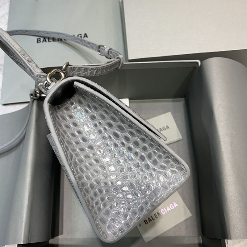 最安値挑戦バレンシアガ クロコダイル型押し*HOURGLASS 偽物 ハンドルバッグ bah52828激安送料無料