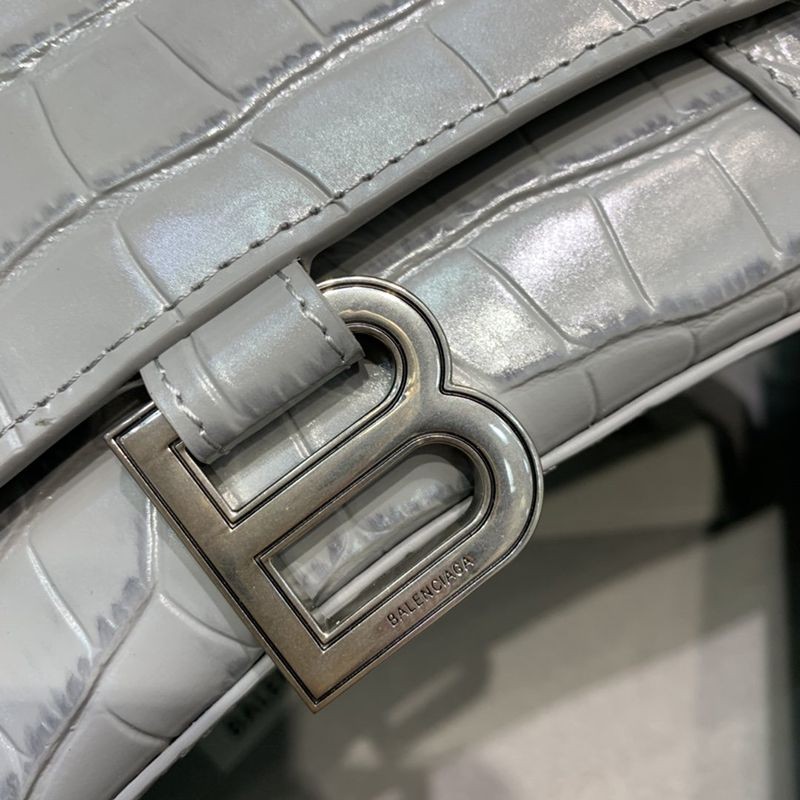 最安値挑戦バレンシアガ クロコダイル型押し*HOURGLASS 偽物 ハンドルバッグ bah52828人気