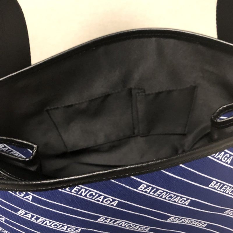 ☆超人気☆バレンシアガ トートバッグ 偽物/NAVY CABAS S ネイビーカバス bam92594高い品質
