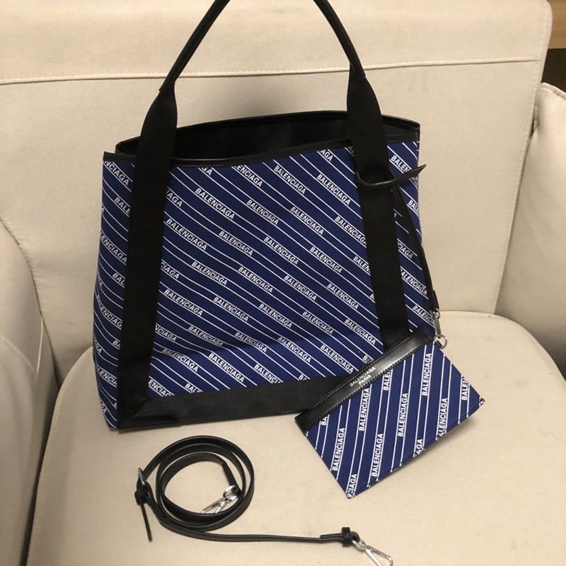 ☆超人気☆バレンシアガ トートバッグ 偽物/NAVY CABAS S ネイビーカバス bam92594代引きを販売
