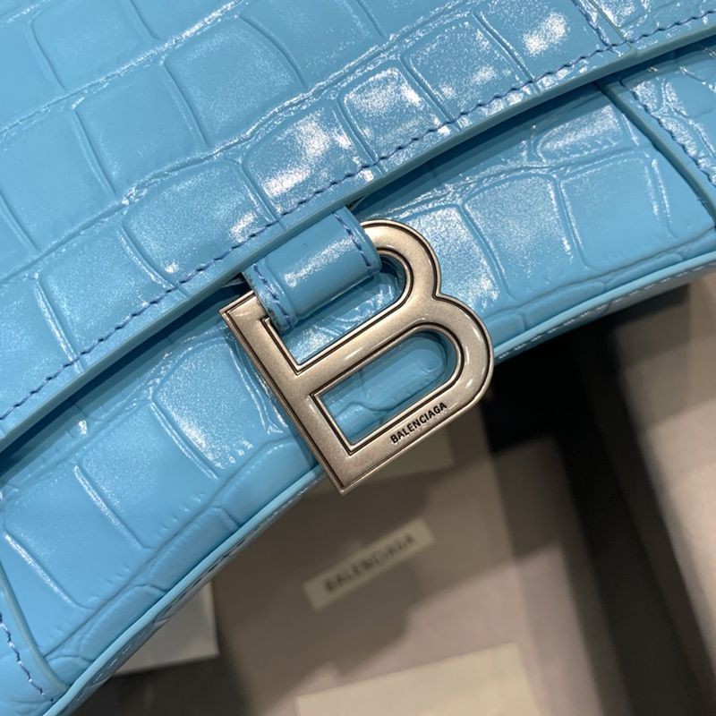 累積売上総額第１位！バレンシアガ クロコダイル型押し*HOURGLASS コピー ハンドルバッグ ban33405人気