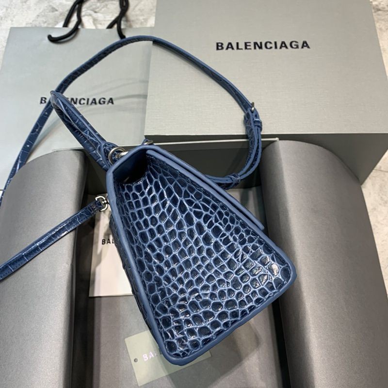 最安値挑戦バレンシアガ クロコダイル型押し*HOURGLASS コピー ハンドルバッグ bao32951激安送料無料