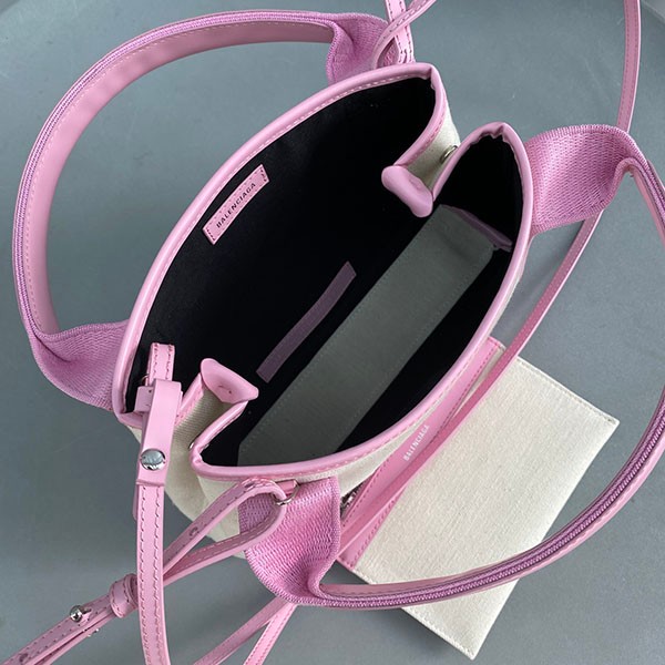 人気急上昇【バレンシアガ】ネイビー カバ XS キャンバストート コピーCABAS bau71371N級品
