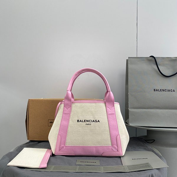人気急上昇【バレンシアガ】ネイビー カバ XS キャンバストート コピーCABAS bau71371品質保証