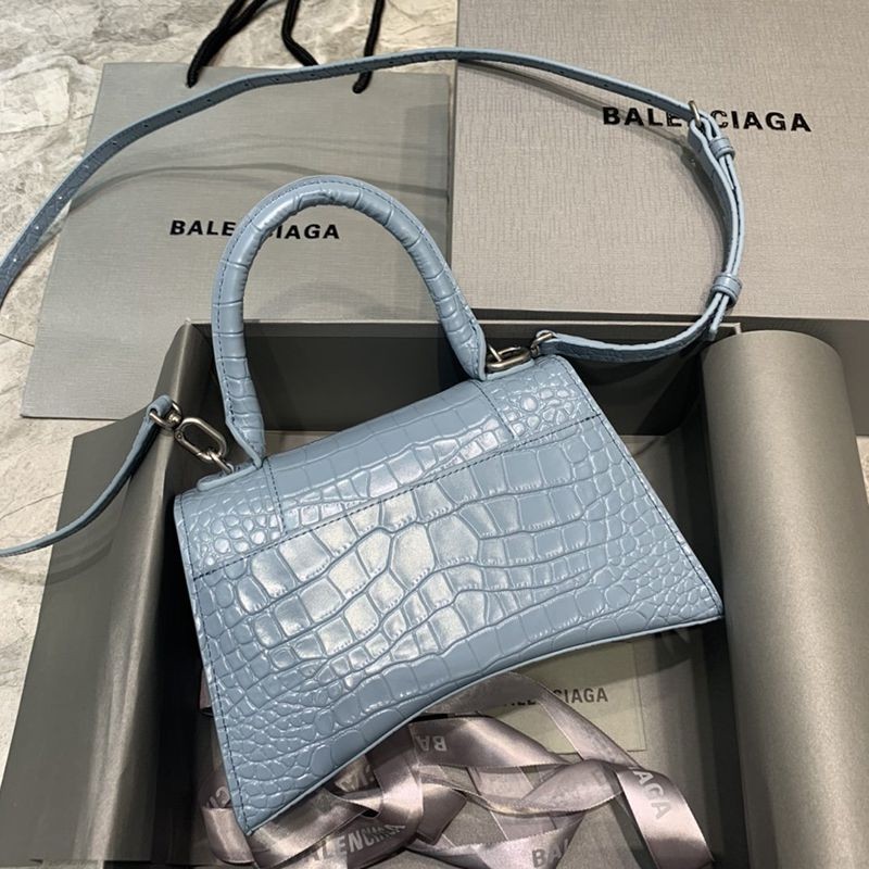 日本未入荷バレンシアガ クロコダイル型押し*HOURGLASS コピー ハンドルバッグ bax53445通販