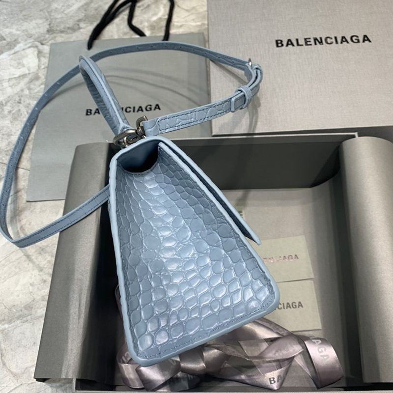 日本未入荷バレンシアガ クロコダイル型押し*HOURGLASS コピー ハンドルバッグ bax53445激安送料無料