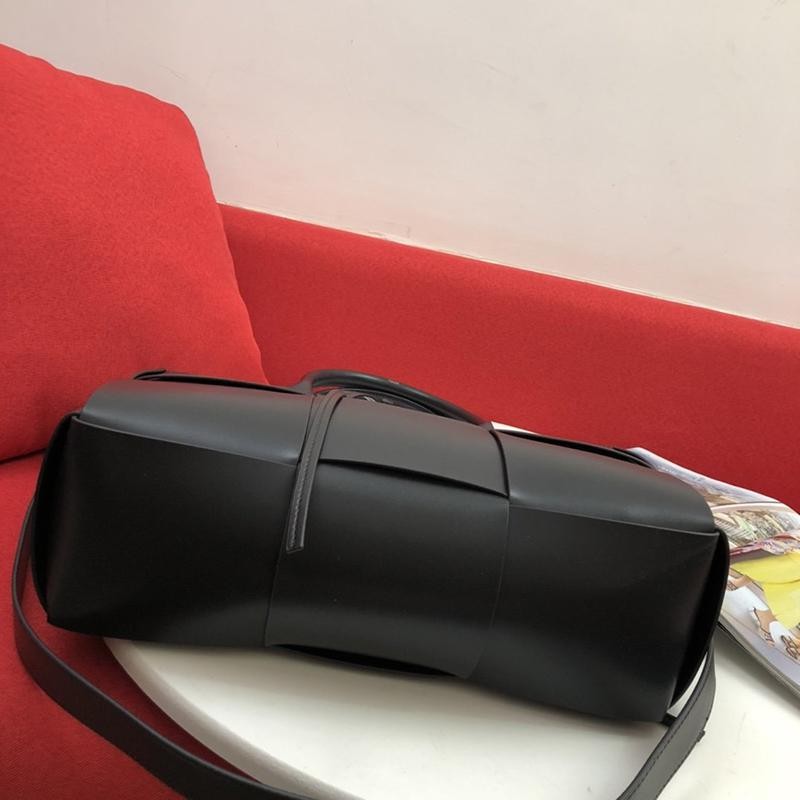 ブランドボッテガヴェネタ ザアルコ トート コピー ブラック bom71091N級品