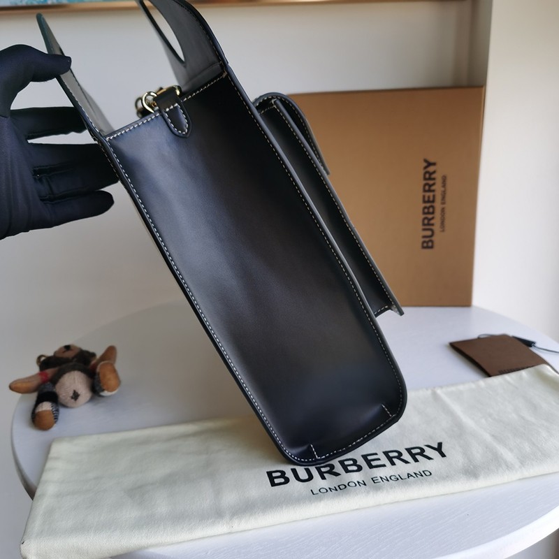 人気急上昇バーバリー ショルダーバッグ コピー ミニ ツートン キャンバス＆レザー ポケットバッグ Baz55041激安送料無料