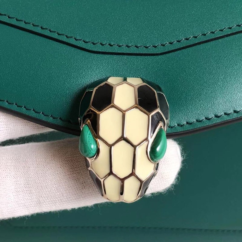 《大人気》【ブルガリ コピー】新色! SERPENTI FOREVER ナッパ ハンドバッグ Buh54789最高級