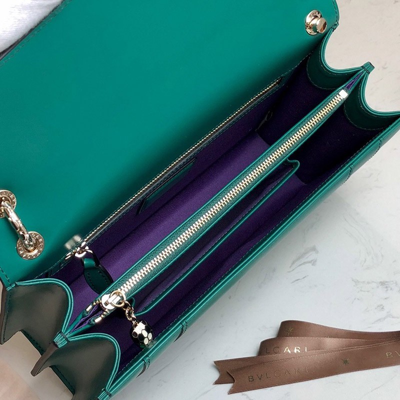 21AW新作【ブルガリ】新色! SERPENTI FOREVER ナッパ ハンドバッグ Buo06071品質保証