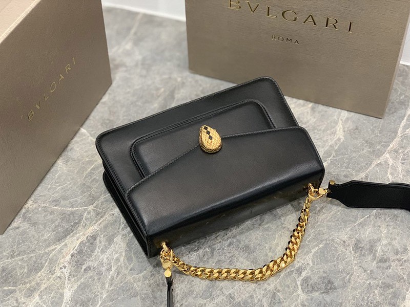 稀少【ブルガリ】新色! SERPENTI FOREVER ナッパ ハンドバッグ Buw08841通販