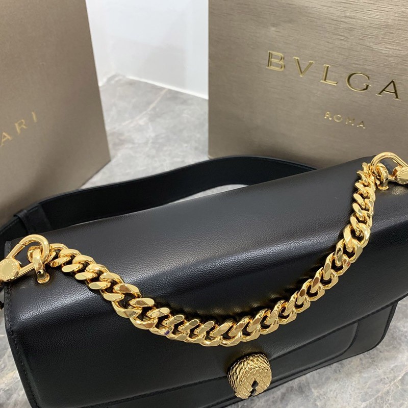 稀少【ブルガリ】新色! SERPENTI FOREVER ナッパ ハンドバッグ Buw08841高い品質