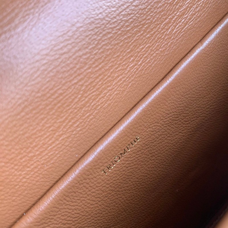 送料込 ★セリーヌ ショルダーバッグ 偽物 トリオンフ カーフスキン キャンバス トリオンフ Ceq03699品質保証
