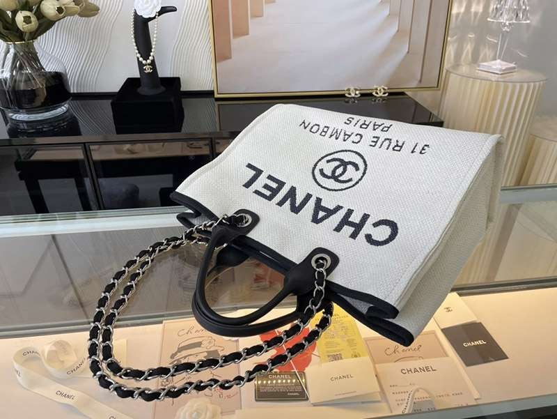 シャネル トートバッグ コピー ドーヴィルライン ロゴキャンバス 2wayバッグ shw75559N級品