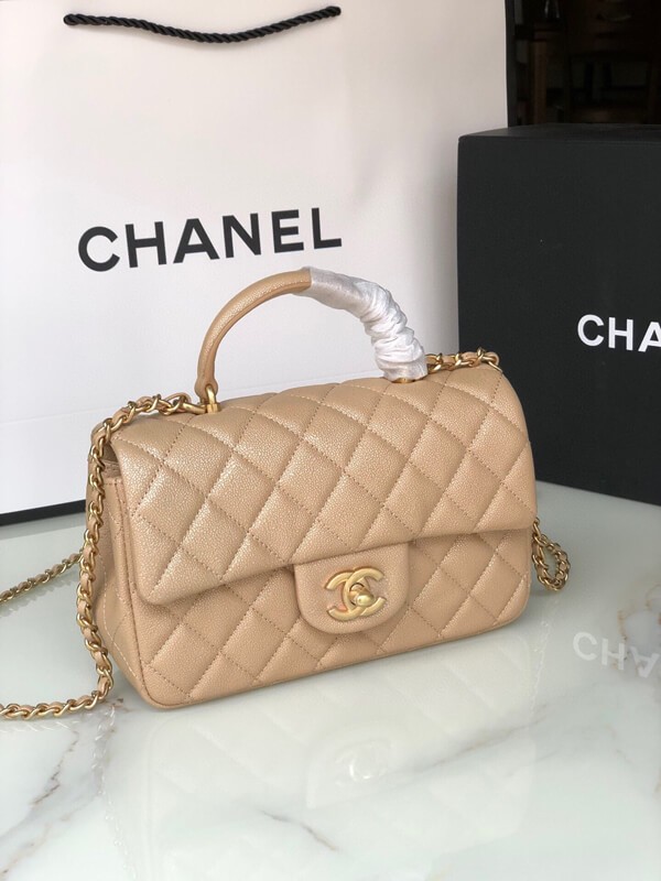 【完売前に】シャネル★トップハンドル付きミニフラップバッグAS2431