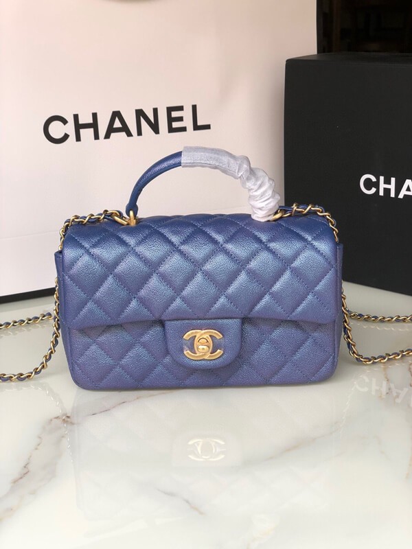 【完売前に】シャネル★トップハンドル付きミニフラップバッグAS2431