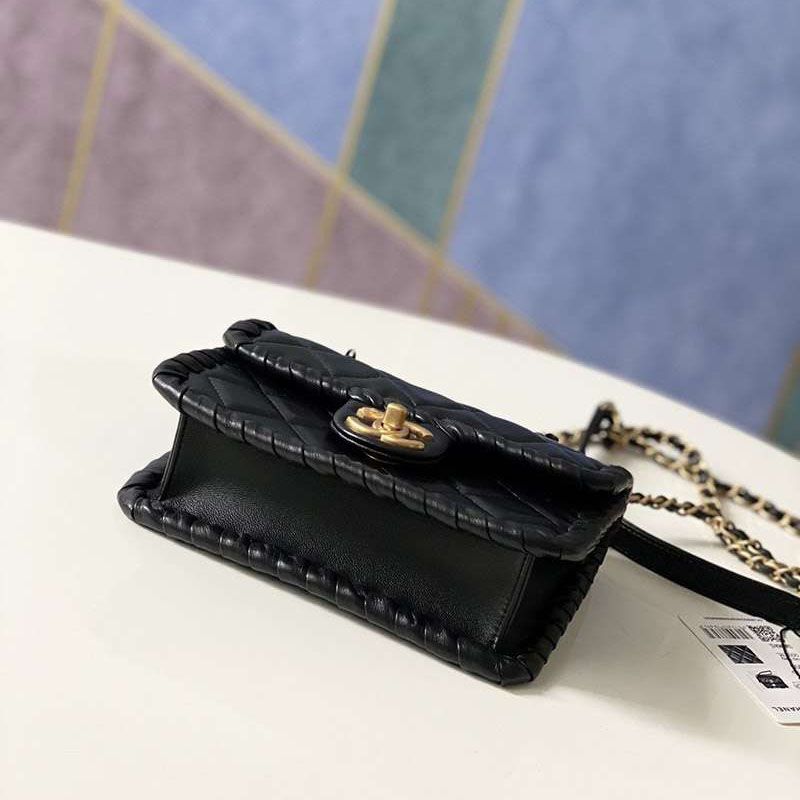 21-22AW 可愛い シャネル ミニ フラップ バッグ コピー AS6075N級品