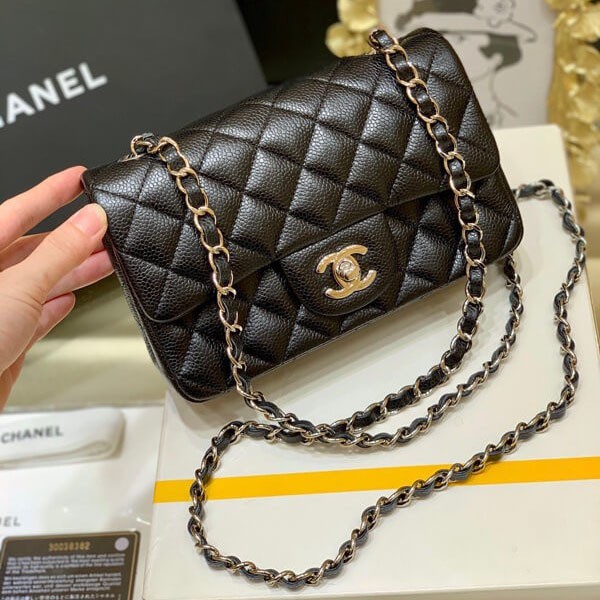 【セレブ多数愛用】希少カラーシャネルキャビアスキンミニフラップバックminiFLAP cc2108272通販