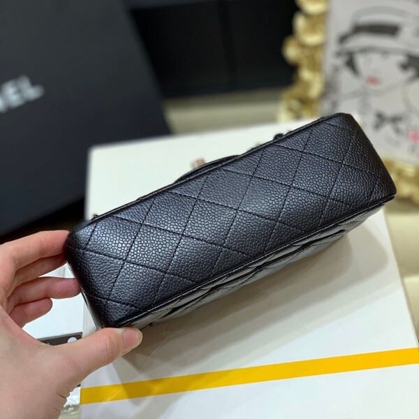 【セレブ多数愛用】希少カラーシャネルキャビアスキンミニフラップバックminiFLAP cc2108272人気