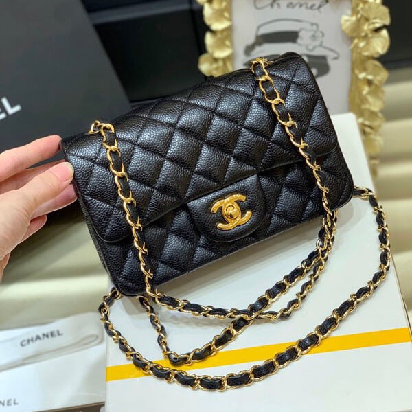 【セレブ多数愛用】希少カラーシャネルキャビアスキンミニフラップバックminiFLAP cc2108272代引きを販売