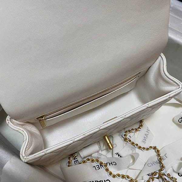 シャネル トップハンドル ミニフラップバック 偽物 she17495N級品