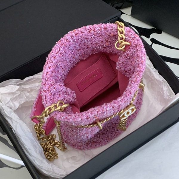【春っぽ♡大人フェミニン♡】シャネル ハンドバッグ 偽物 ピンクバケツ shi12004代引きを販売