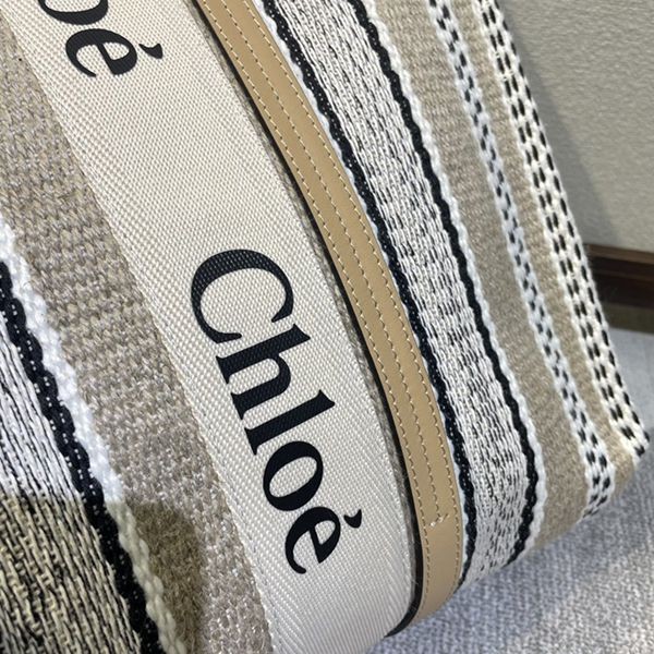 クロエ＊woody nano tote ナノ キャンバストートバッグ コピー chg85084N級品
