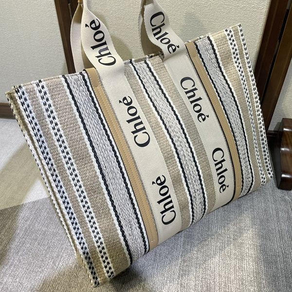 クロエ＊woody nano tote ナノ キャンバストートバッグ コピー chg85084代引きを販売