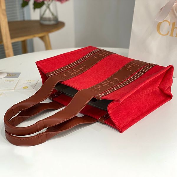 確保済みクロエ ウッディ コピー ミディアム キャンバストートバッグ chh73689激安送料無料