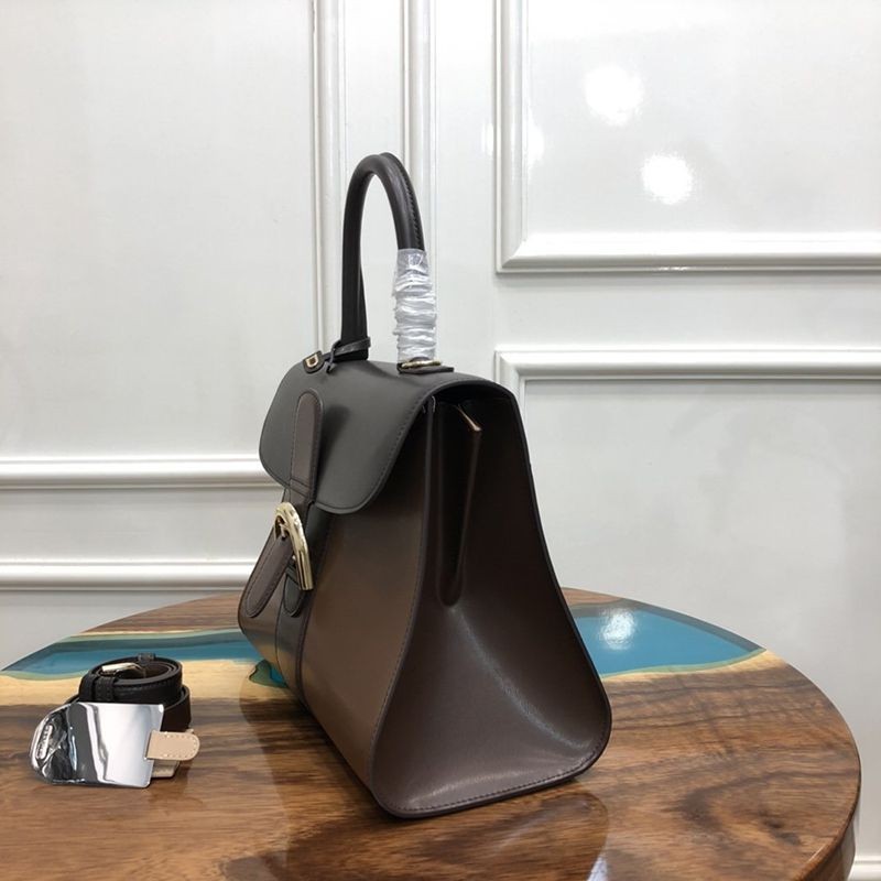 春もの新作デルボー コピー カーフスキン ブリヨン MM ショルダー ハンドバッグ AA0405AAM024F通販