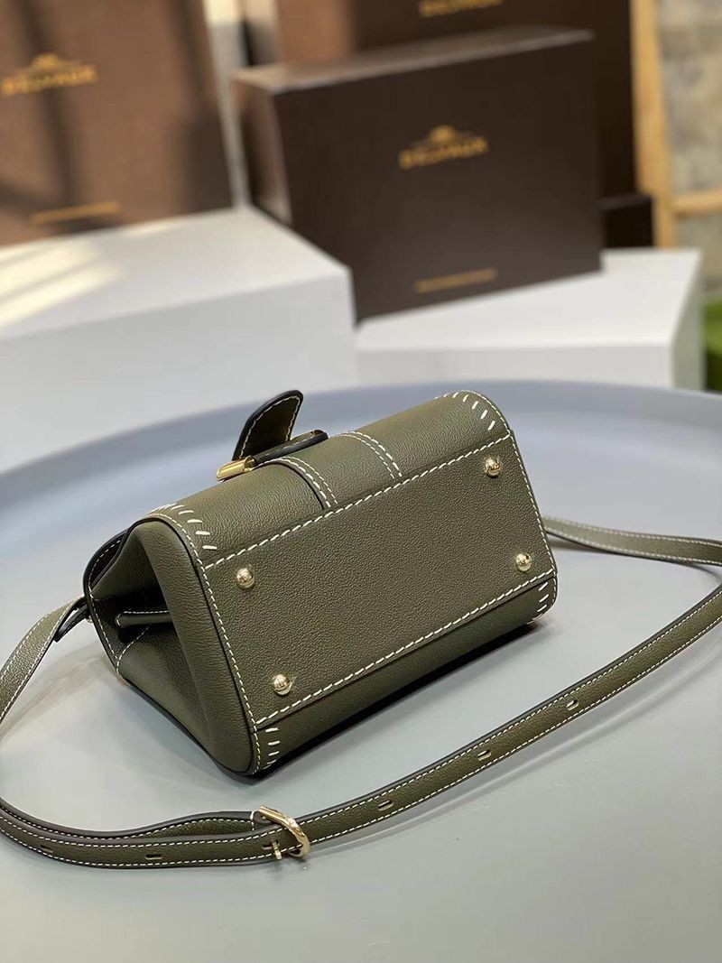 21-22AW デルボー カーフスキン ブリヨン ショルダー ハンドバッグ コピー 2サイズ☆送料込 AA0406ADW0AKSP人気