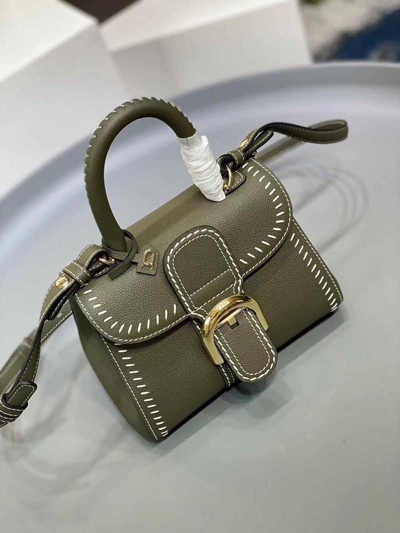 21-22AW デルボー カーフスキン ブリヨン ショルダー ハンドバッグ コピー 2サイズ☆送料込 AA0406ADW0AKSP最高級