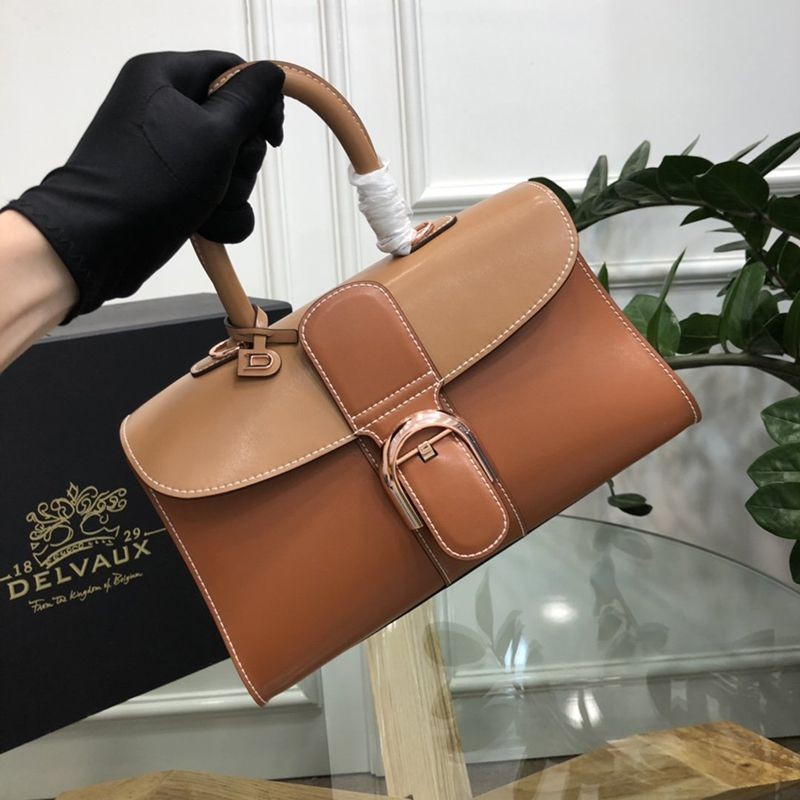 完売必至【DELVAUX スーパーコピー】カーフスキン ブリヨン ショルダー ハンドバッグ Ded74782高い品質