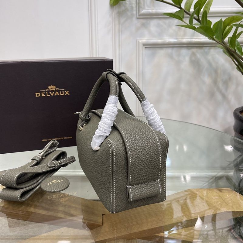 《大人気》DELVAUX コピー◆Cool Box Mini ソフトグレインレザー製 ハンドバッグ Dee10502通販