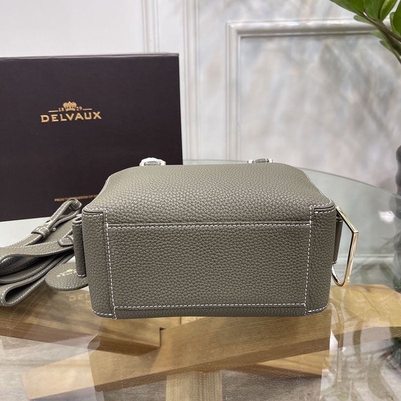 《大人気》DELVAUX コピー◆Cool Box Mini ソフトグレインレザー製 ハンドバッグ Dee10502高い品質