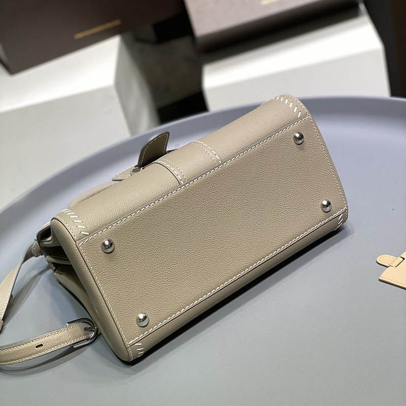 希少色デルボー カーフスキン ブリヨン ショルダー ハンドバッグ コピー 2サイズ☆送料込 Def25681100%安全に到着