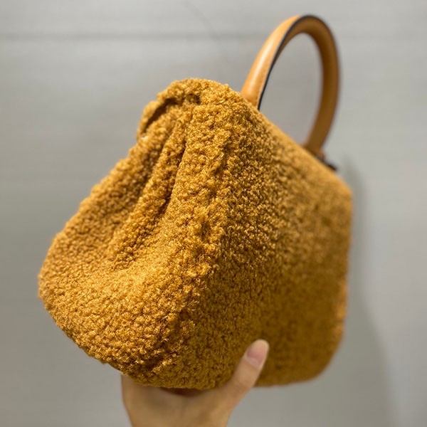大人気!!新色 デルヴォー ブリヨン もこもこ ハンドバッグ ブランド偽物 Dej09565人気