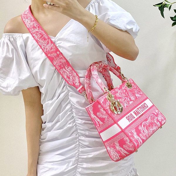 ★日本!!人気！ディオール レディ D-ライト ミディアムバッグ 偽物 del18210高い品質