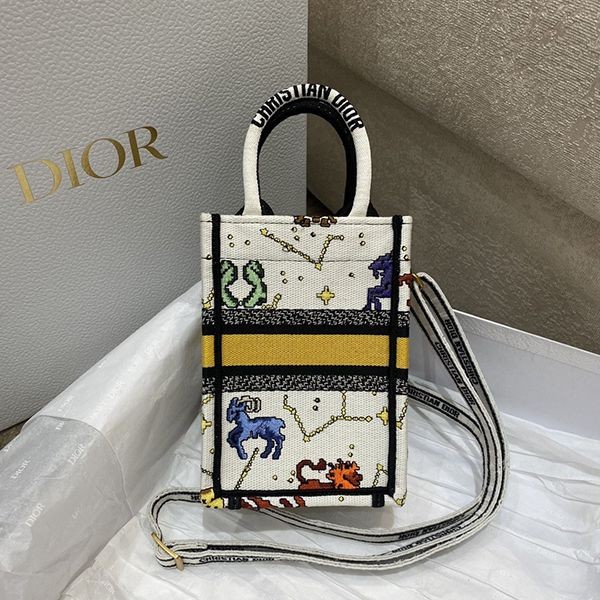 ☆新作☆ディオール BOOK TOTE ミニ フォンバッグ コピー dem68066N級品