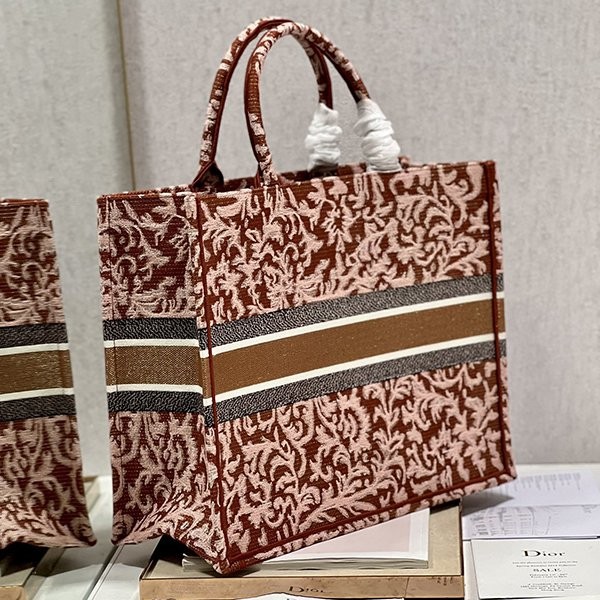 セール新作 ディオール ブックトート スーパーコピーD-Stripes刺繍 des51815高い品質