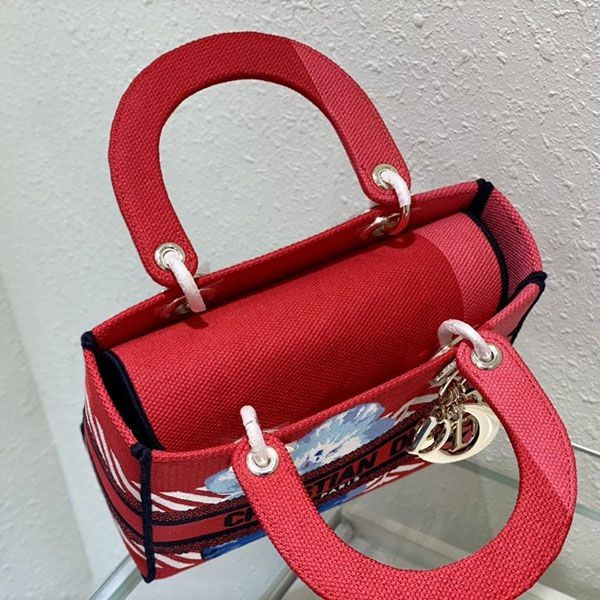 目を惹くカラー【ディオール】MEDIUM LADY D-LITE BAG フラワーポップ刺繍 dev94980N級品