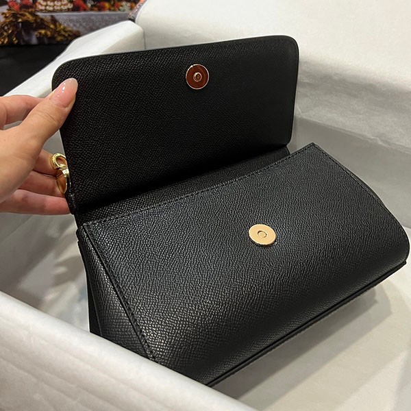 ドルチェ&ガッバーナ SICILYバッグ コピー DAUPHINEレザー スモールサイズ dga80749N級品