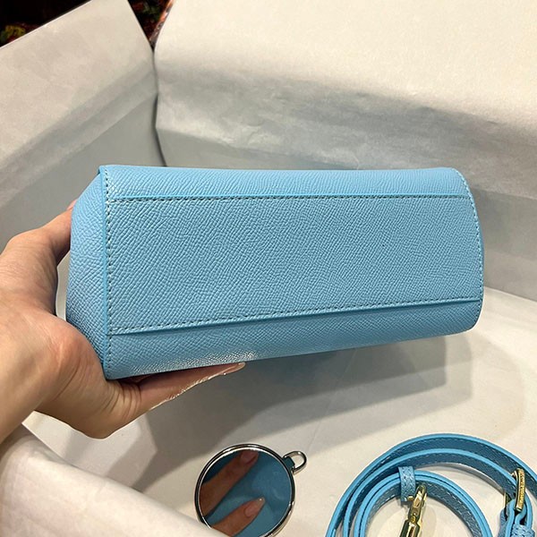 ドルチェ&ガッバーナ DAUPHINEレザー ハンドバッグ 偽物 スモールサイズ dge38791高い品質