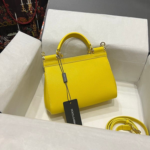 ドルチェ&ガッバーナ SICILYバッグ 偽物 DAUPHINEレザー スモールサイズ dgy42687N級品