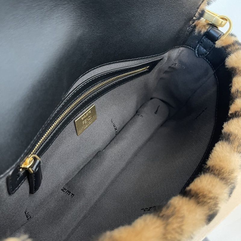 希少色フェンディ バゲット コピー ブラウン シープスキンバッグ 8BR600A8HPF180SN級品