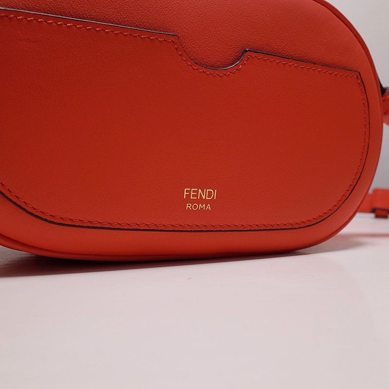 一目惚れ♪フェンディ キャム スモール コピー レッドレザー／スエード ミニバッグ 8BS058AHSBF0C3Q最高級